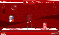 Играть в Кока-кола волейбол