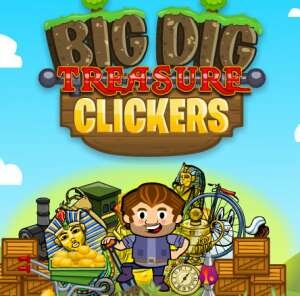 Big Dig Treasure Clicker. Флэш стратегии онлайн играть