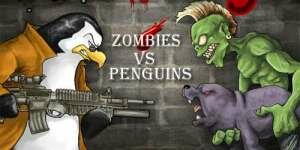 Пингвины против зомби. Zombies Vs Penguins - Flash4fun.com.ua