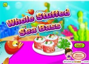 Рецепт фаршированной рыбы. Фаршированный Морской Окунь. Whole Stuffed Sea Bass - Flash4fun.com.ua