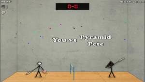 Игра бадминтон Игра бадминтон